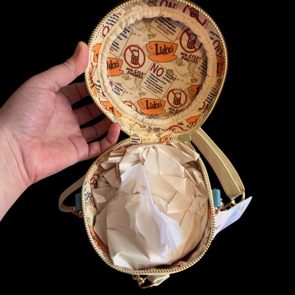Gilmore Girls Loungefly Lukes Diner Coffee Cup Crossbody Bag Scented Faux Leathe - Picture 4 of 5